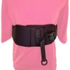 Wheelchair Overlapping 4" Chest Strap with Limit-Less Magnetic Self Engaging Buckles (Black - Vinyl, Medium) view 1