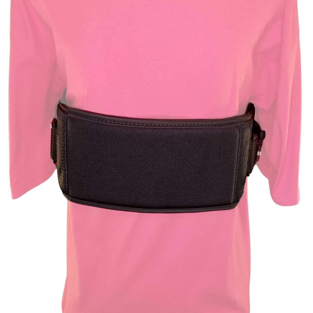 Chest StrapLimit-Less Magnetic Self Engaging Buckle (Black-Vinyl, Extra Extra Small)