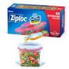 Ziploc Gallon Food Storage Bags, Stay Open Design with Stand-Up Bottom, Easy to Fill, 80 Count view 1