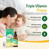 Kiddivit Baby Vitamin A&D Liquid Drops with Vitamin E  Gentle Immune & Vision Support Supplement  60 Daily Servings, Dropper Included, Glass Bottle  Sugar Free, Gluten Free, Vegetarian, 2oz view 2