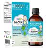 Kiddivit Baby Calcium Liquid Drops with Vitamin D3 & K2  Gentle Bone & Growth Support Supplement  24 Daily Servings  Inulin Fortified Prebiotic Fiber  Sugar Free, Gluten Free, Vegetarian, 4oz view 1