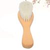 EXCEART 1pc Wooden Handle Bath Scrubber Natural Massage Brush for Boy Girl Soft Bristle Shower Tool for Gentle Skin Cleansing Exfoliation view 2