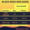 Relief Genius Cold Therapy Socks with Reusable Gel ice Packs - Achieve Relief from Sprains, Muscle Pain, Bruises, Swelling, Edema, Chemotherapy, Arthritis, Post Partum Foot (Black, Large) view 2