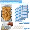100-Pack Large Reclosable Mylar Bags for Food Storage 7" x 10" Stand Up Bags in Bulk 1 Quart Large Resealable Smell Proof Aluminum Foil Bags with Clear Window Kitchen Storage Edible Packaging view 2