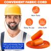 20 Pair Foam Ear Plugs with Cord - Soft & Comfortable Ear Protection - Disposable Ear Plugs Individually Wrapped with Noise Cancelling up to 32dB - Ideal for Sleeping Construction Shooting Sports view 3