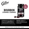 Collins Bourbon Cocktail Cherries - Drinks Garnish for Manhattan or Old Fashioned Cocktails and Desserts, Made with Award Winning Whiskey, 11 Ounce Glass Jar view 4