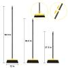 Push Broom Outdoor Indoor Broom 12" Wide,50" Long Handle with Stiff Bristles for Cleaning Scrubbing Deck Driveway Yard Patio Wood Stone Tile Floor view 4
