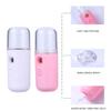2pcs Mini Humidifier Facial Air Humidifier Mist Sprayer Aromatherapy Diffuser Hand Face Diffuser Moisturizing Portable Skin Care Moisturizer view 4