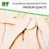 RT-Disposable Wooden Ice Cream Spoon Natural Birch 3 Inches (500 pieces) Individual Packaging Is Safer view 4