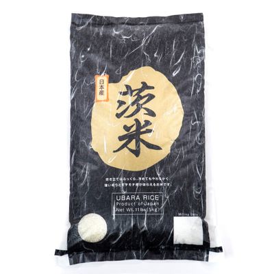 Ubara Rice, Extra Premium Japanese White Rices, Product of JAPAN, Highest Grade Short Grain Sticky Rice, Delicious for Sushi and Onigiri - 11 Lbs (5Kg)