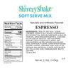 Shivery Shake Espresso Soft Serve Ice Cream Mix view 2