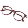 VisionGlobal Blue Light Blocking Glasses for Women/Men, Anti Eyestrain, Computer Reading, TV Glasses, Stylish Square Frame, Anti Glare (Red, 0.25 Magnification) view 1