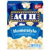ACT II Homestyle Microwave Popcorn, 2.75 oz 6 ct view 1