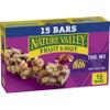 Nature Valley Chewy Fruit & Nut Trail Mix Granola Bars, Almond Raisin & Cranberry with Whole Grain Oats, No Artificial Flavors or Colors, No High Fructose Corn Syrup, On-the-Go Snack, 15 Bars 18 oz view 1