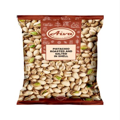 Aiva Pistachios, Roasted and Salted In-Shell (4 LB Bulk) Crunchy Snack for Parties, Cooking, and Gifting