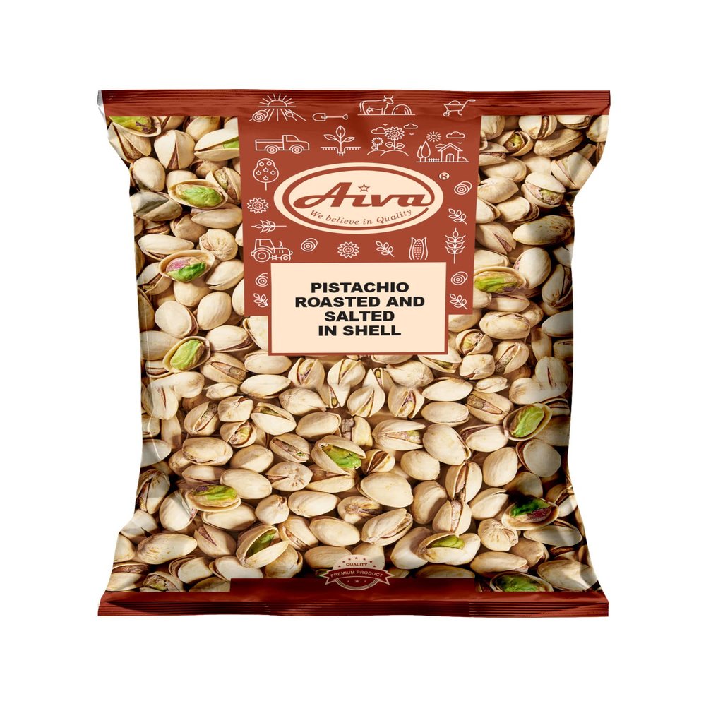 Aiva Pistachios, Roasted and Salted In-Shell (4 LB Bulk) Crunchy Snack for Parties, Cooking, and Gifting