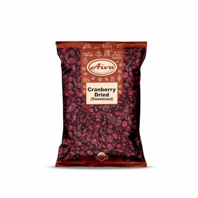 Aiva Dried Cranberries (4 LB) | Perfect for Baking, Snacks, Salads, and Trail Mix | Sweetened