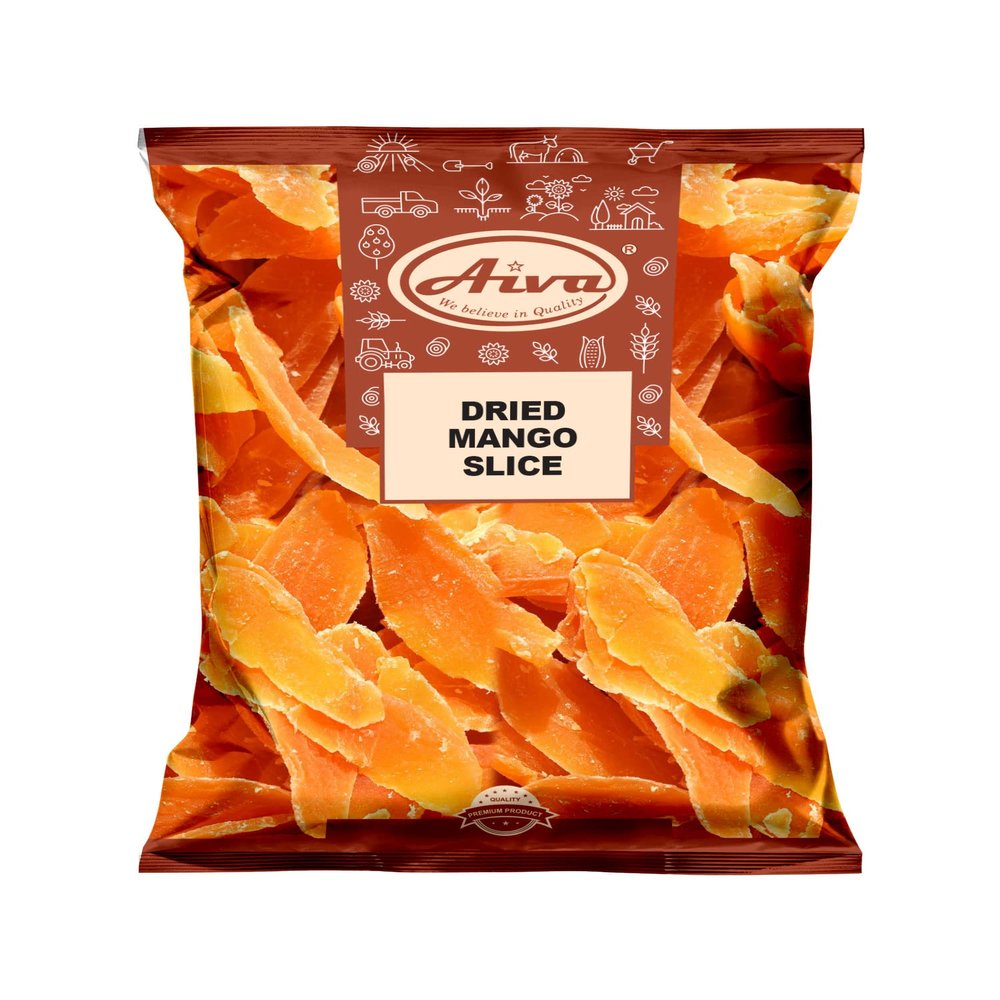 Aiva Dried Mango Slices, Low Sugar (4 LB)  Natural Premium Quality Dried Fruit for Snacking, Baking, and Cooking