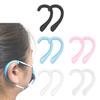 OKAICEN Soft Silicone Earloop Ear Protector Relieve Ear Discomfort Anti-Slip Silicone Earmuffs(Multiple Colour,5 Pairs)