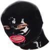 Latex Hood Mask with Holes for Eyes Nose and Red Lip Rim (XL) view 1