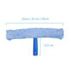 Shower Squeegees, With Microfiber Scrubber, Rubber Glass Wiper Blades Mirror Window Cleaning (Color : A, Size : Brush head 45cm) view 2