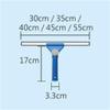 Shower Squeegees, Rubber Glass Wiper Blades Angle adjustable Window Cleaner for Mirror/Shower/Car (Color : Brush head 45cm) view 2
