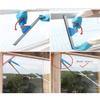 Shower Squeegees, Rubber Glass Wiper Blades Angle adjustable Window Cleaner for Mirror/Shower/Car (Color : Brush head 45cm) view 4