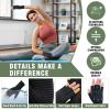 2 Pairs Copper Arthritis Gloves, Fingerless Compression Gloves for Men and Women, Pain Relief and Healing for Arthritis Hand, Carpal Tunnel, Typing and Daily Work (Black, Medium) view 3