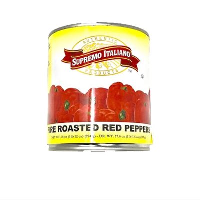 Supremo Italiano Fire Roasted Red Peppers 28oz