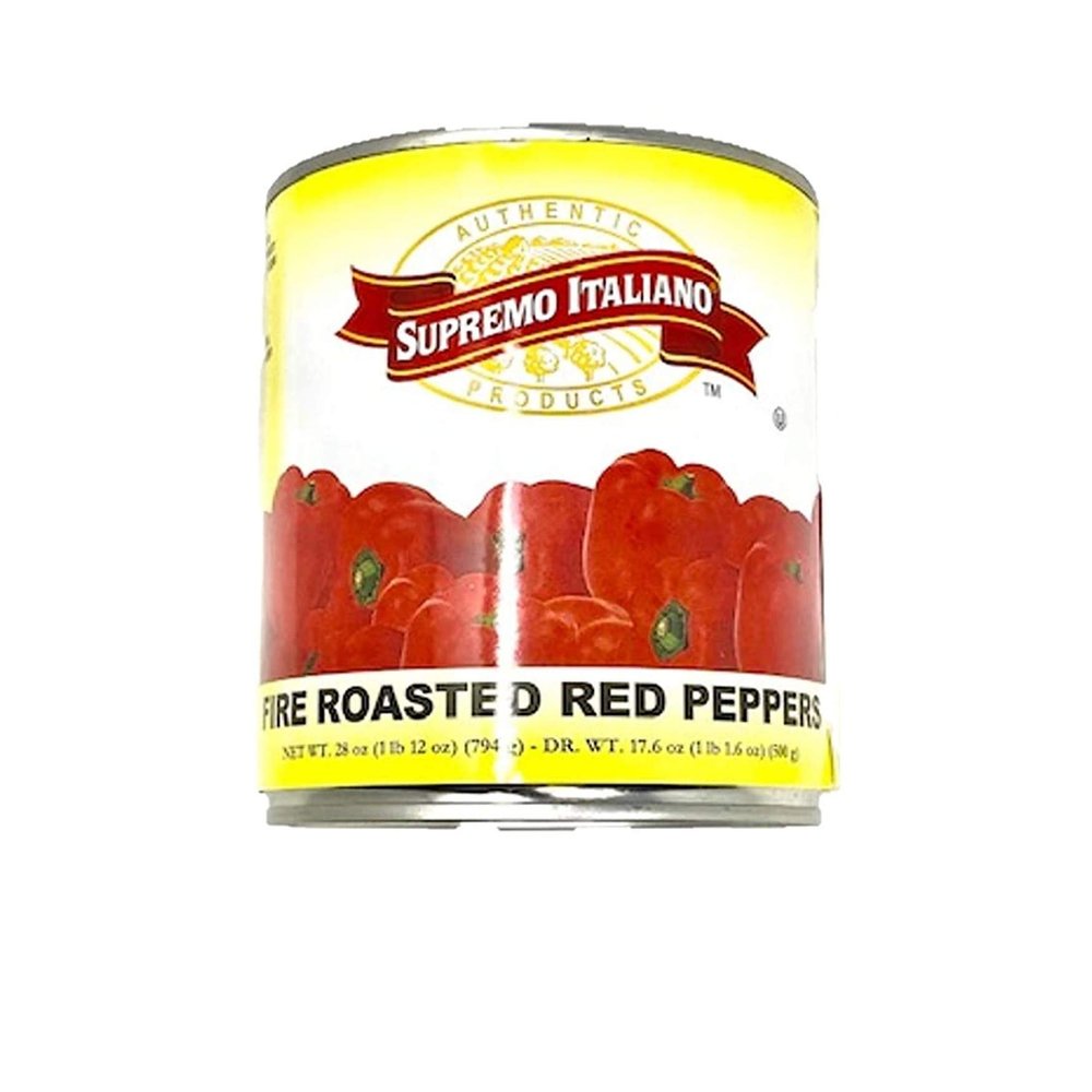 Supremo Italiano Fire Roasted Red Peppers 28oz