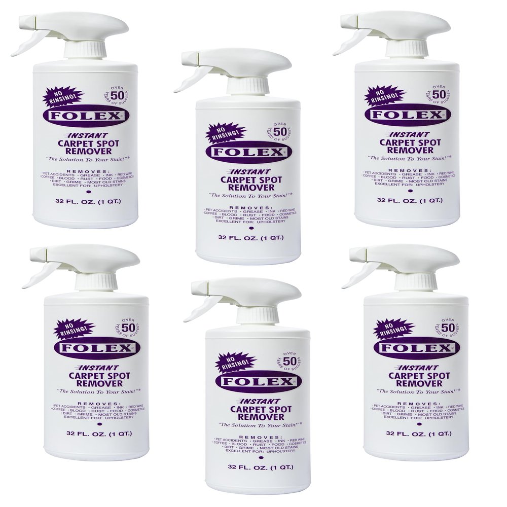 Folex Instant Carpet Spot Remover, 32oz, Pack of 6