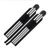 Cicilin 2 Pcs Wrist Guards Adjustable Wrist Support Breathable Wrist Braces Provide Hand Support for Fitness, Bench Press, Weightlifting One Size Left and Right Hand White Line view 1