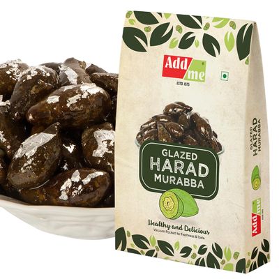 Add me Fresh Whole Harad Murabba 750g, Pack of 1, Vacuum Packed Without Sugar Syrup Immunity Booster Pack