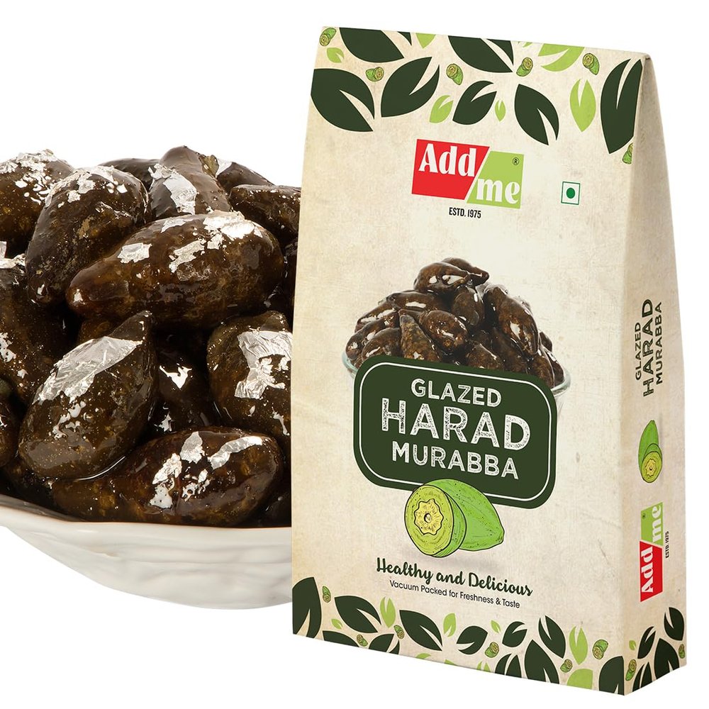 Add me Fresh Whole Harad Murabba 750g, Pack of 1, Vacuum Packed Without Sugar Syrup Immunity Booster Pack