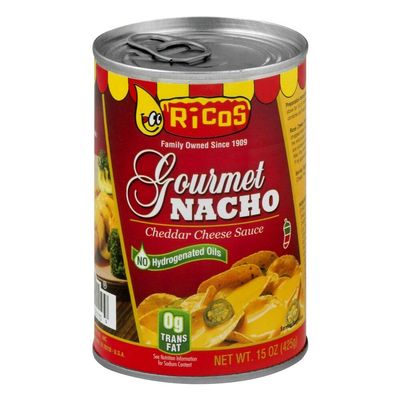 (6 Pack) Ricos Gourmet Nacho Cheddar Cheese Sauce, 15.0 OZ