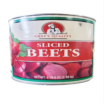 Chefs Quality Sliced Beets, 6lb 9oz