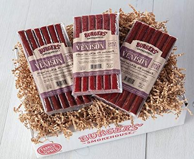 Burgers' Smokehouse Wild Game Snack Sticks (6 ounce packages) (Venison, 6 packages)