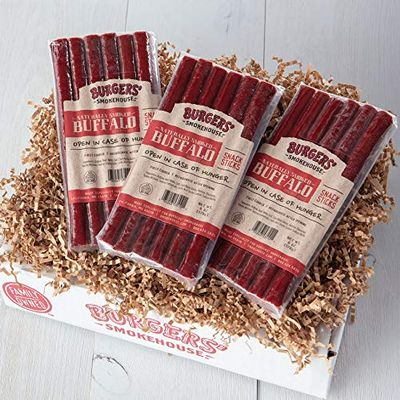Burgers' Smokehouse Wild Game Snack Sticks (6 ounce packages) (Buffalo, 6 packages)
