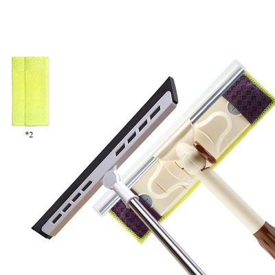 Shower Squeegees, For Bathroom Mirror Glass Car, Professional Extendable Long Handle Stainless Steel Window Glass Rubber Wiper Tools (Color : D)