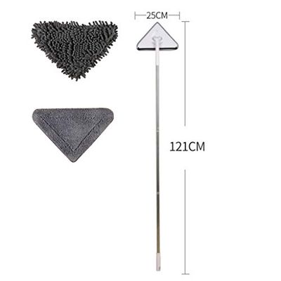 Shower Squeegees, For Bathroom Mirror Glass Car, Professional Triangle Ultra-Strong Extendable Long Handle Window Glass Rubber Wiper Tools (Color : B, Size : 121cm)