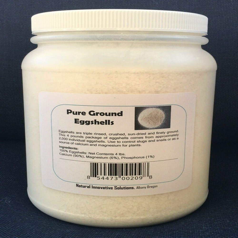 4 Pounds - Pure Egg Shells - Finely Ground