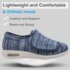Womens Proven Foot Pain Relief Diabetic Shoes with Arch Support,Memory Foam Insole Wide Width Walking Orthopedic Edema Swollen Feet Arthritis Indoor/Outdoor Light Blue view 4