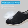 Womens Proven Foot Pain Relief Diabetic Shoes with Arch Support,Memory Foam Insole Wide Width Walking Orthopedic Edema Swollen Feet Arthritis Indoor/Outdoor Black view 3