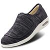 Womens Proven Foot Pain Relief Diabetic Shoes with Arch Support,Memory Foam Insole Wide Width Walking Orthopedic Edema Swollen Feet Arthritis Indoor/Outdoor Black Gray view 1