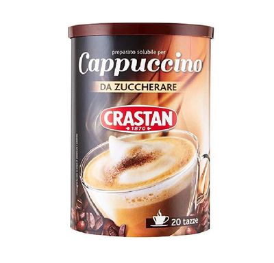 Crastan Cappuccino Classico Caff Istantaneo 250g 20 Tazze caff da zuccherare