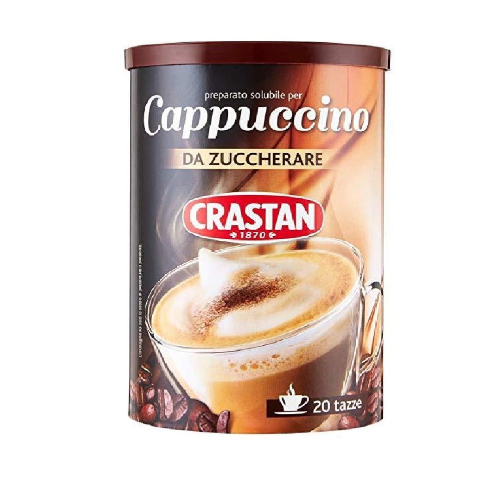 Crastan Cappuccino Classico Caff Istantaneo 250g 20 Tazze caff da zuccherare