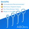 Aligner-B-Out v2 | Badass Blue 4 Pack | Invisalign Remover Tool & Aligner Remover Tool For All Aligners & Removable Retainers | Orthodontist Recommended Invisalign Accessories view 4