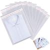100 pcs 13" x 19" Large Clear Resealable Cellophane Bags for Packaging Products Self-sealing Gift Bag Self-adhesive for Gifts Clothes Small Business Plastic Goodie Bags,Thank you Stickers view 1