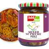 Add me Mixed Supreme Pickle Rajasthani Pickles Achar 500gm Glass Jar Pack view 1