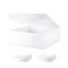 BLK&WH 3 Extra Large Gift Boxes with Lids 16.3x14.2x5 Inches, White Gift Boxes Closure Lids for Clothes and Large Gifts (Glossy White) view 1